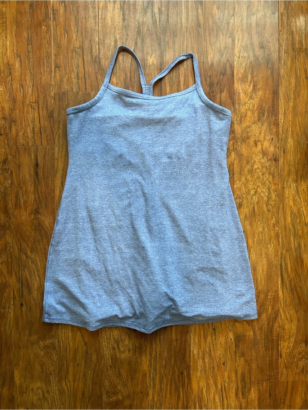 Aerie Light Blue Double-Strap Camisole Tank Tennis Dress With Shorts